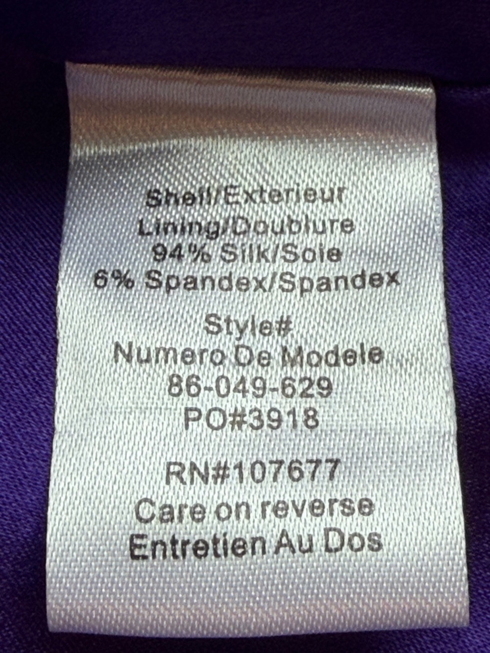 Purple Sleeveless dress Alice + Olivia in perfect condition. - Picture 6 of 8